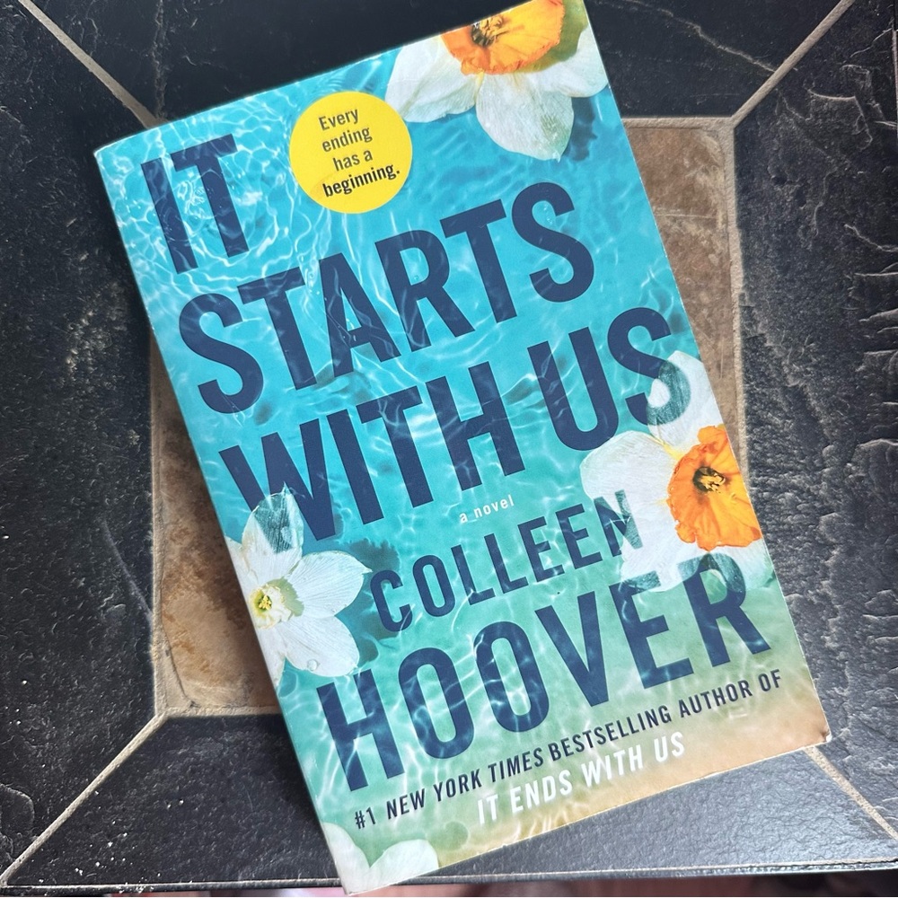 'It Starts With Us' Novel - Blue Cover